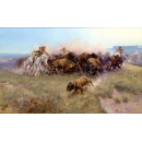 РЕПРОДУКЦИИ НА КАРТИНИ Лов на бизони - 2 (1919)